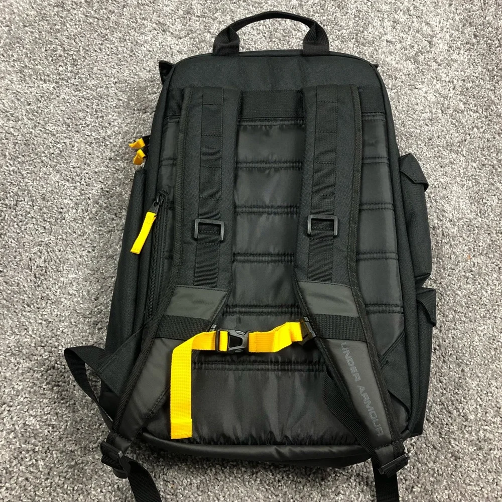 Under Armour x Project Rock Regiment UA Unisex Womens Backpack Black 1353719-001 - Picture 9 of 13